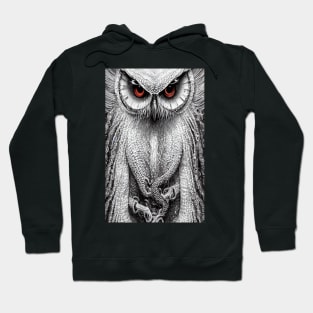 Owl Eyes Illustration Hoodie